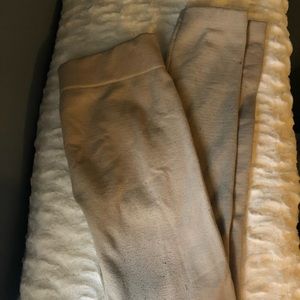 Nude fleece leggings